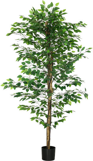Künstlicher Baum für den Außenbereich Ficus Lyrata Grün 180cm HomCom