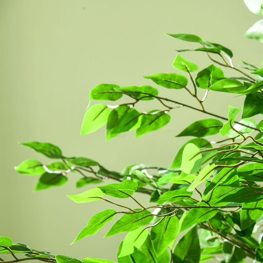 Künstlicher Baum für den Außenbereich Ficus Lyrata Grün 180cm HomCom