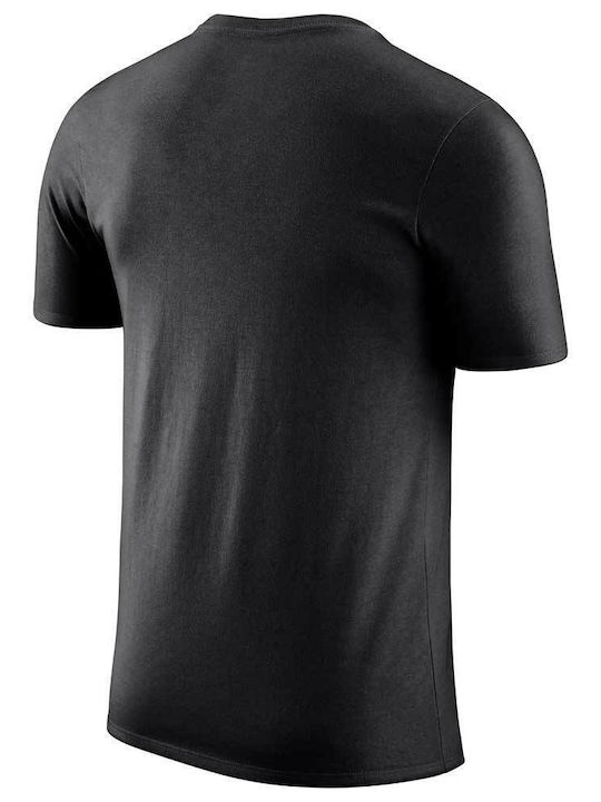 Nike Chicago Herren Sport T-Shirt Kurzarm Dri-Fit Schwarz