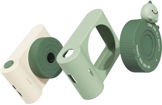 The Zoofamily Urban Zoo Δεινόσαυρος Compact Φωτογραφική Μηχανή 48MP Πράσινη