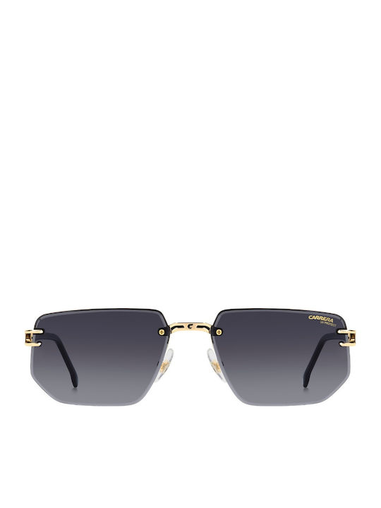 Carrera Unisex Sunglasses with Gold Metal Frame and Gray Gradient Lens 1070/S RHL/9O