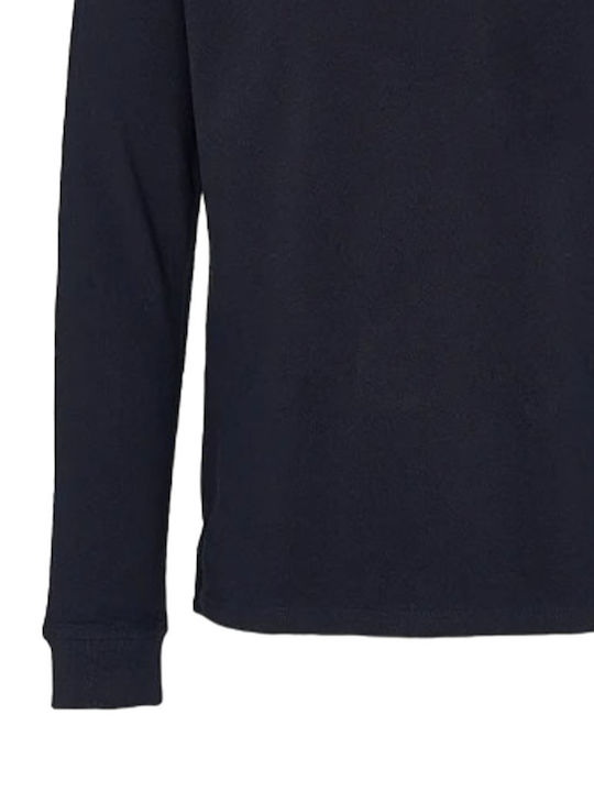 Long Sleeve Blouse Blue