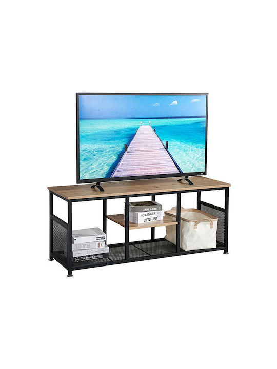 TV Stand Metal Edge Sonoma-artisan L120xW40xH50cm