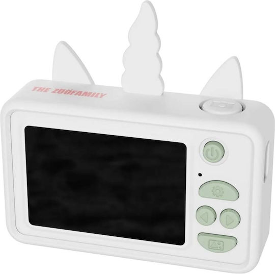 The Zoofamily Zoo Friends Einhorn Kinderkamera 32MP Weiß