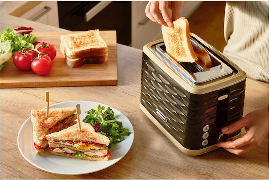 Sencor Φρυγανιέρα 2 Θέσεων 930W Μαύρη