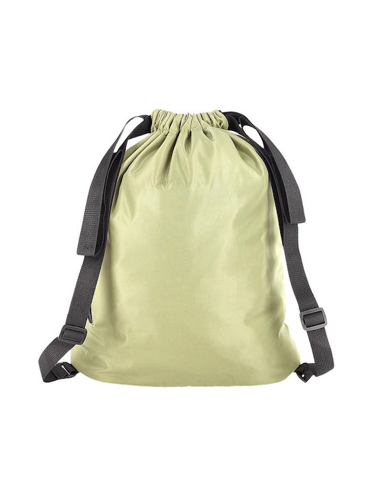 4F Weiblich Stoff Rucksack Wasserdicht Grün 15Es