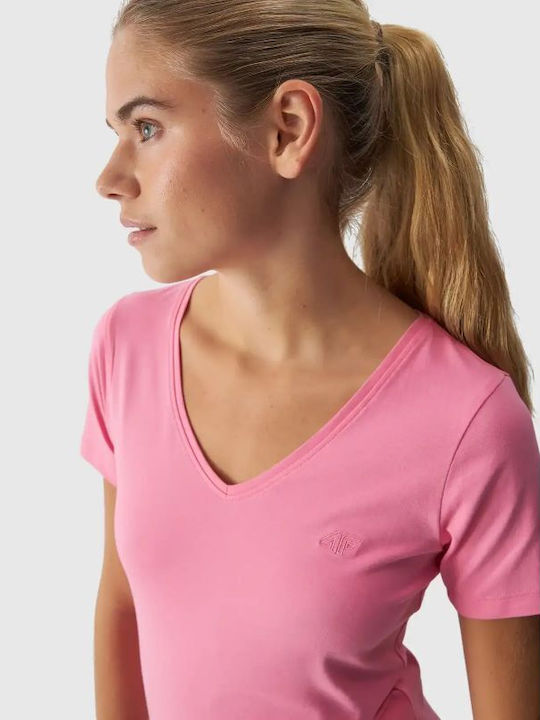 4F Damen T-shirt Rosa