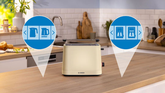 Bosch Toaster 2 Slots 950W Beige