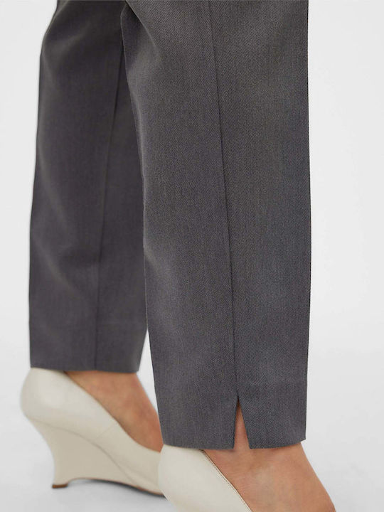 Women's Fabric Trousers Gray