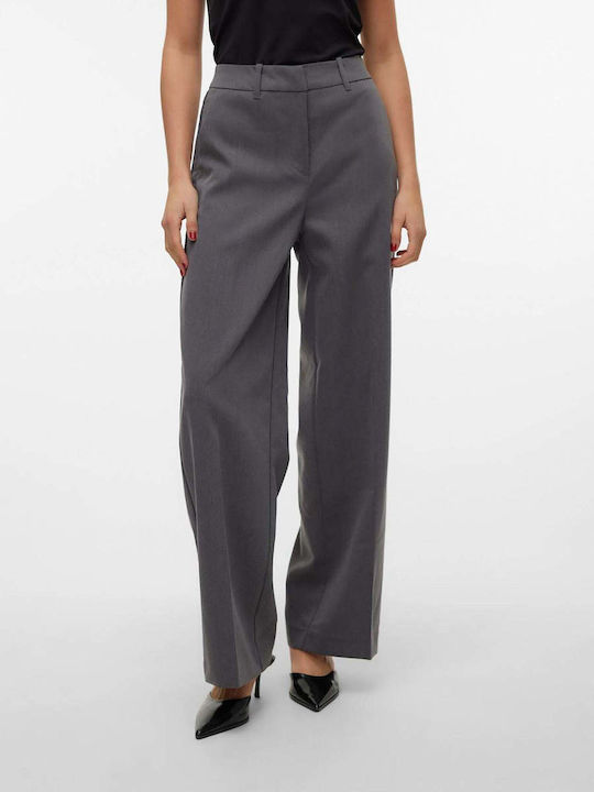 Damen Stoff Hose Gray