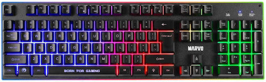 Marvo CM416 Σετ Gaming Πληκτρολόγιο με RGB φωτισμό & Ποντίκι (Αγγλικό US)