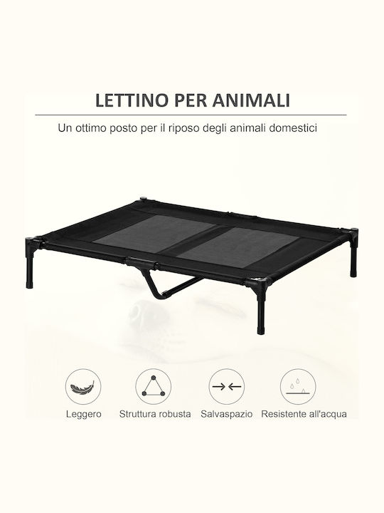 Pawhut Sofa Dog Bed Black 92x76cm