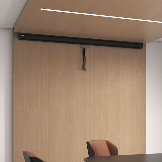 HomCom Οθόνη Προβολής Projector Οροφής με Λόγο Εικόνας 4:3 244x183cm / 120"