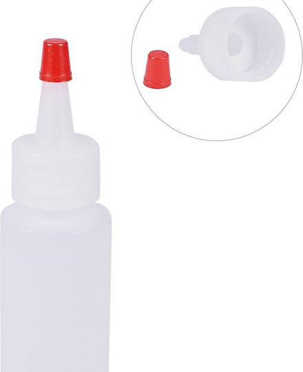 Set Containere pentru Decorare Zola 2 Piese Dimensiuni Diferite 60-120 Ml Transparent Alb