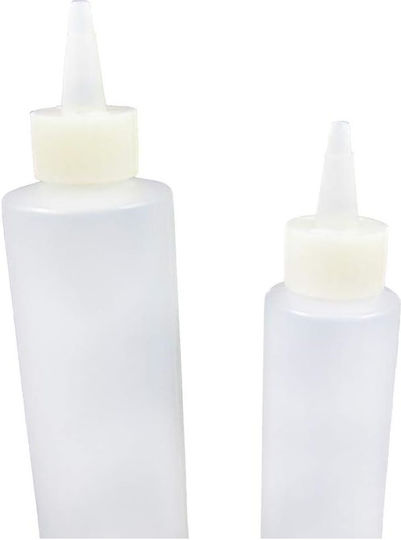 Set Containere pentru Decorare Zola 2 Piese Dimensiuni Diferite 60-120 Ml Transparent Alb