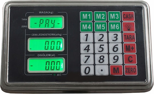 Cântar Platformă Zola Afișaj Lcd Industrial Sarcină Maximă 100 Kg Picioare Reglabile 71x51x30 Cm