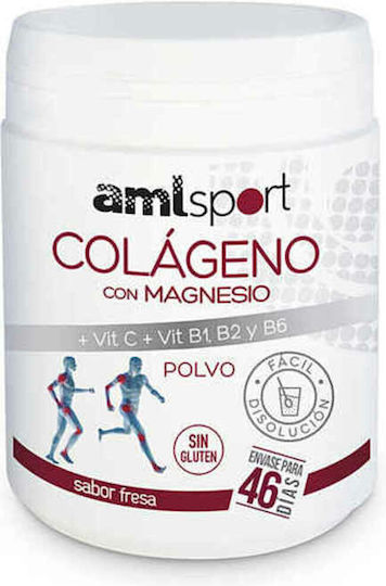 Amlsport Collagen with Magnesium C Collagen Magnesium Vitamin C Powder 350g