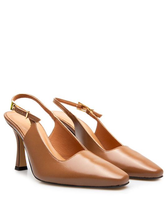 Labrini Brown Heels