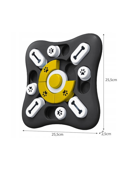 Jucărie Interactivă pentru Căței Zola Dispenser de Recompense Alimentare 25.5 X 25.5 X 2.5 Cm Negru