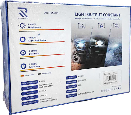 Rchang Rund Wasserdicht Scheinwerfer Auto LED 45W 7.62cm 2Stück