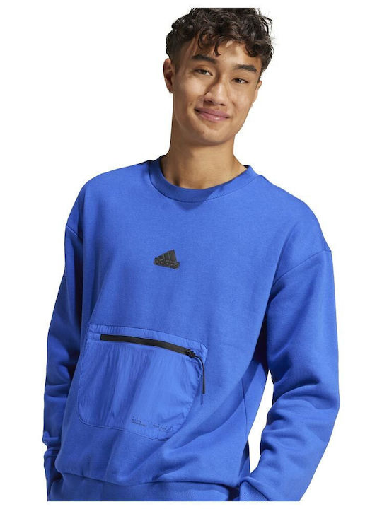 City Escape Fleece Sweatshirt Blue