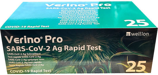 Wellion Verino Pro Sars-cov-2 Ag 25pcs Diagnostic Test for Rapid Detection Antigens with Nasal Sample
