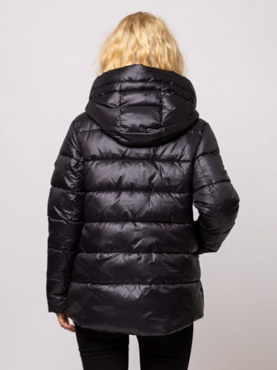 Heavy Tools Kurz Damen Puffer Jacke Wasserdicht für Winter Black