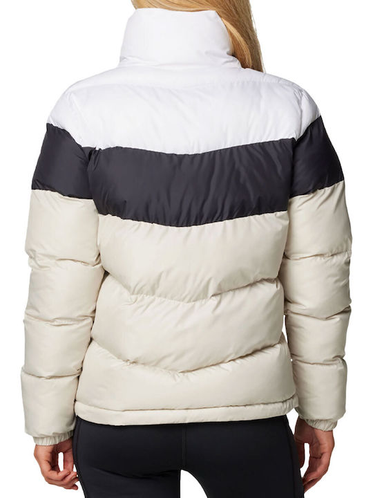 Columbia Puffect Ii Kurz Damen Puffer Jacke Wasserdicht und Winddicht Beige