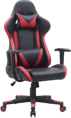 Oxford Home GC-3032R Καρέκλα Gaming Δερματίνης Μαύρο / Κόκκινο