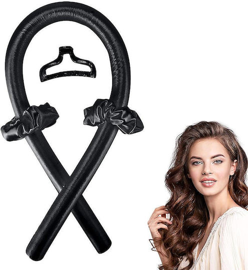 Set de ondulare a părului Zola fără căldură, spumă moale, accesorii incluse, lungime 100 cm, negru