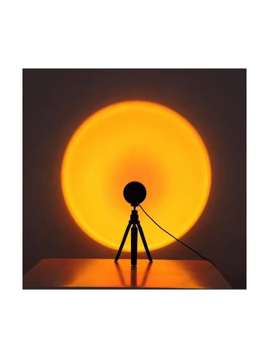 Lampa Proiector Led Zola Apus Telecomandă Ir Cap Reglabil Trepied Aluminiu + Plastic Pp