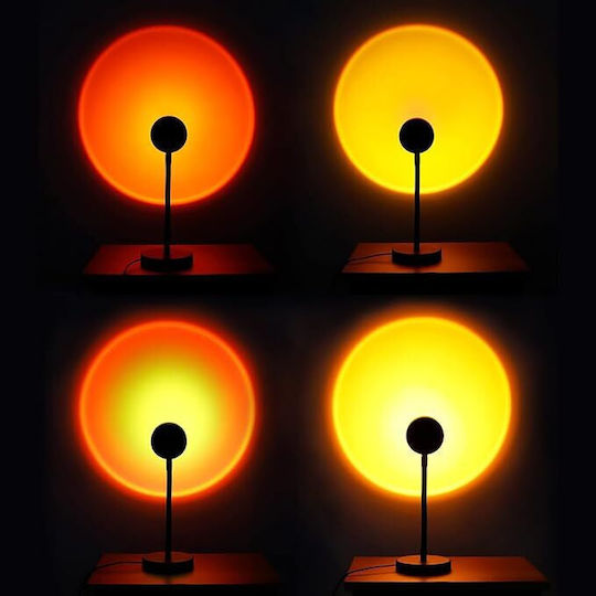Sunset Projection Lamp Zola Usb Power Supply 2.5 W Brightness 125 Lm Aluminium Height 27 Cm B