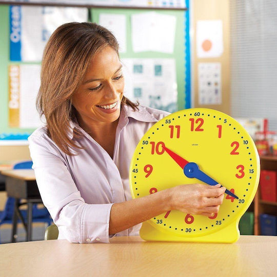 Learning Resources Joc Educațional de Învățare a Orei din Lemn pentru 5+ ani Ani