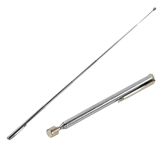 Pull-out Retriever Magnet Zola Screwdriver Style Ergonomic Handle Silver Length 12.5