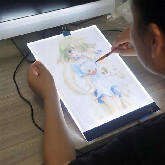LED-Tablet Zola Light Design Kopiervorlagen Zeichnungen A4 Ultraschlank USB