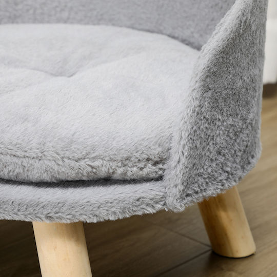 Pawhut Sofa Katze Gray