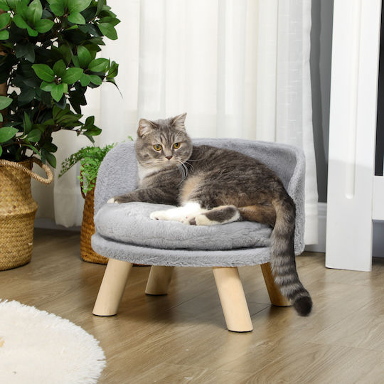 Pawhut Sofa Katze Gray
