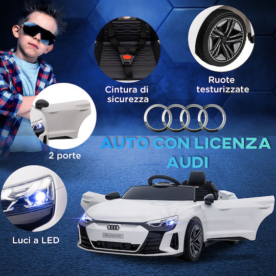 Audi RS E-tron GT Μονοθέσιο με Τηλεκοντρόλ 12 Volt Λευκό