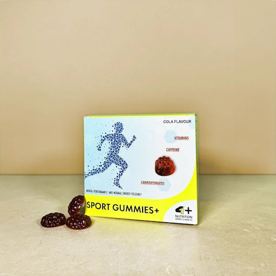 4+ Nutrition Sports Ειδικό Συμπλήρωμα Διατροφής 10 ζελεδάκια Cola