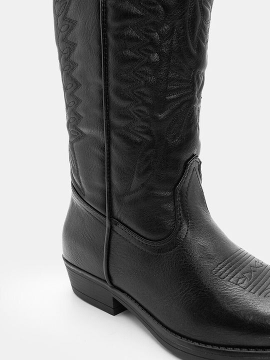 Luigi Women's Boots Cowboy Black