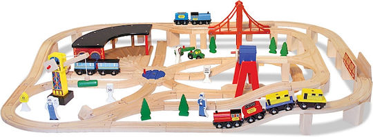 Melissa & Doug Сет с Влакче от Дърво за 3++ Години