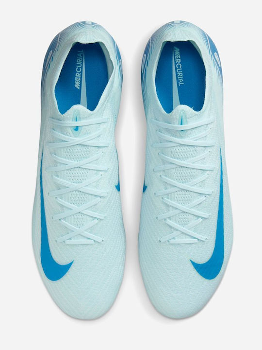 Nike Mercurial Vapor 16 Elite Football Shoes with Cleats Blue