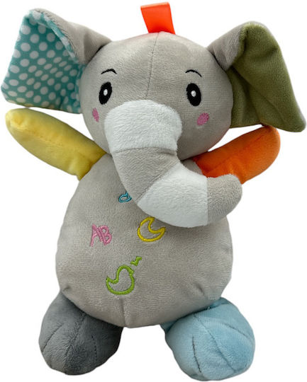 Hellenic Ideas Phoivos the Little Elephant Fabric Animal with Music and Sounds for Newborns