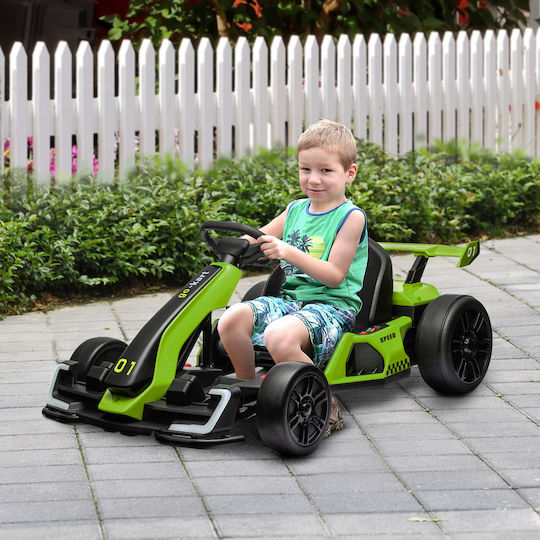 Go Kart Μονοθέσιο 24 Volt Πράσινο για 6+ Ετών
