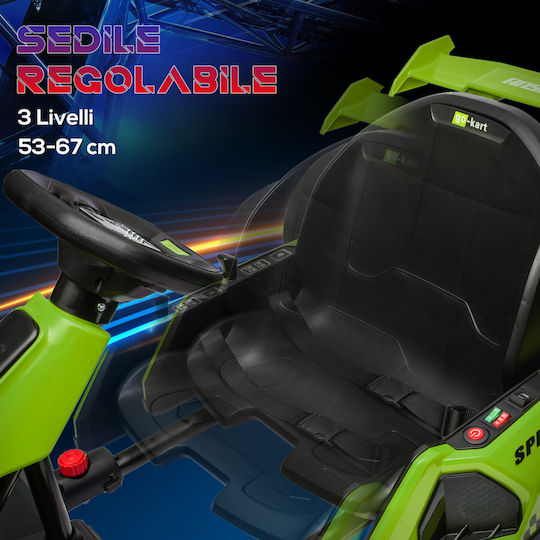 Go Kart Μονοθέσιο 24 Volt Πράσινο για 6+ Ετών