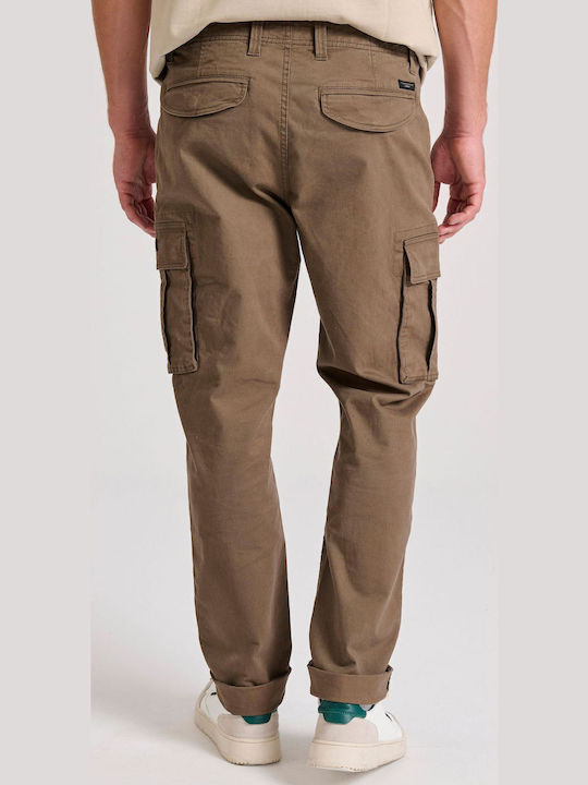 Funky Buddha Παντελόνι Cargo Lt Coffee Καφε