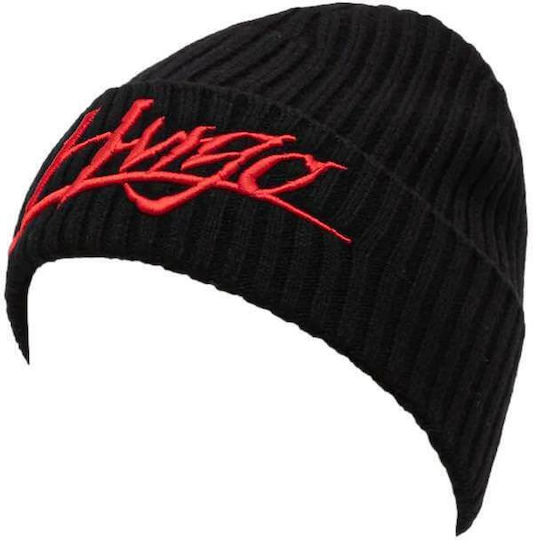Beanie Männer Beanie Gestrickt in Schwarz Farbe