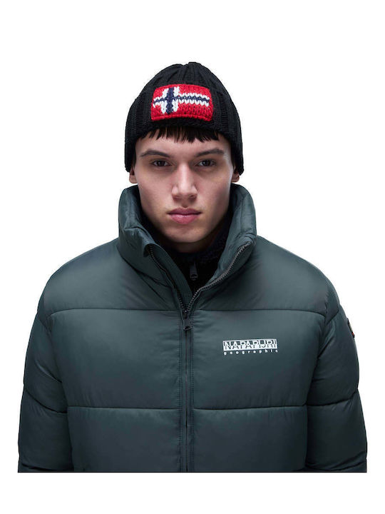 Fsemiury Beanie Unisex Σκούφος Πλεκτός σε Πράσινο χρώμα