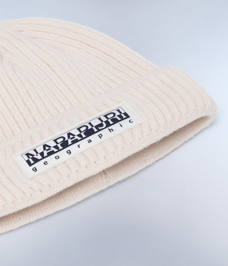 Beanie Beanie Knitted in Ecru color