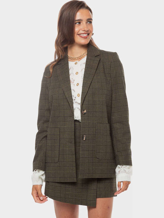 Pepe Jeans Daisy Damen Blazer Plaid